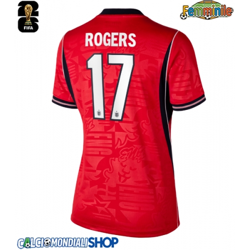 Maglie da calcio Inghilterra Morgan Rogers #17 Seconda Maglia Femminile Mondiali 2026  Manica Corta